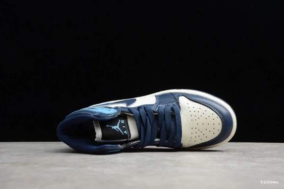 Rep Air (555088-140) Kid University 1 Kids Obsidian 555088-140 Jordan Blue 0512
